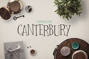 Canterbury + Bonus Mockups, a Font by Design Panoply (Thumbnail 1 of 4)