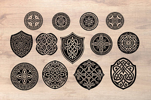 100 Celtic Knot Viking Brushstamp