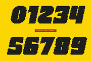CS Matbold Pixel, a Sans Serif Font by Craft Supply Co. (Thumbnail 3 of 8)