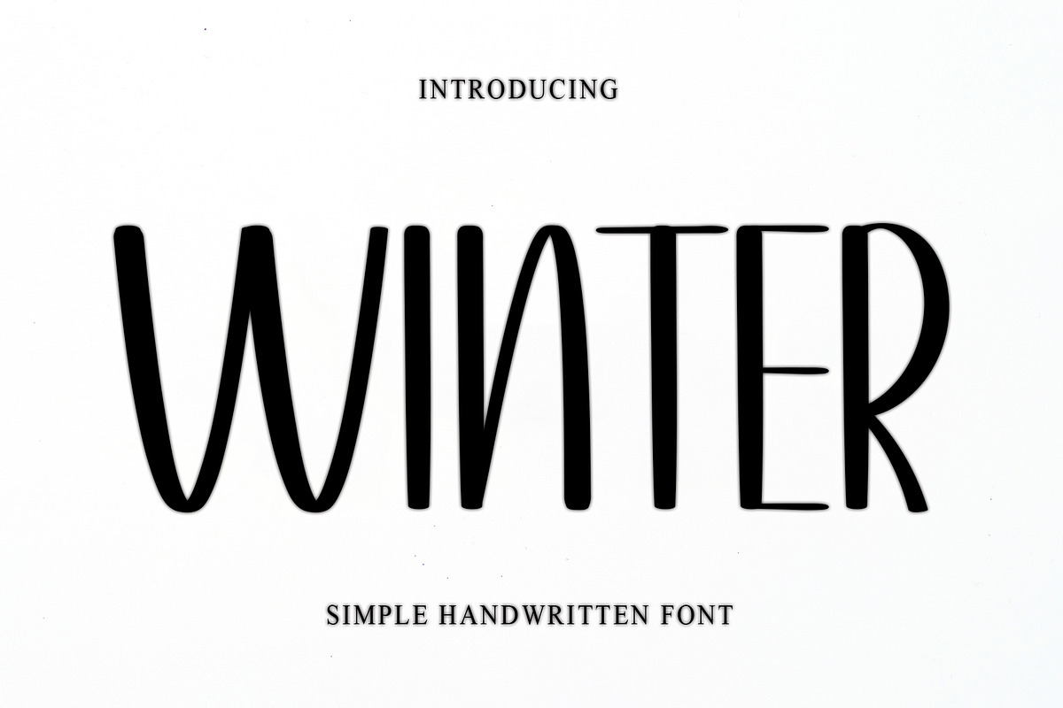 Winter, a Serif Font by InermediaSTUDIO (Photo 1 of 7)