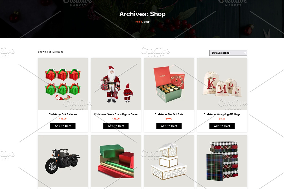 Christmas Gifts & New Year Party, a WordPress Template by HasnainDEV (Photo 3 of 5)