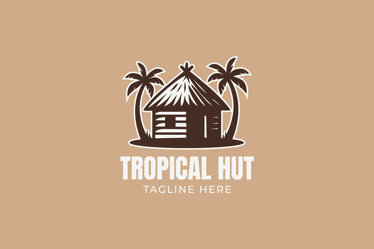 Traditional Tropical Hut Logo, a Branding & Logo Template by Signatoro (Photo 2 of 3)