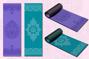 Patterns for yoga mats, a Pattern Graphic by Katika Shop (Thumbnail 2 of 7)