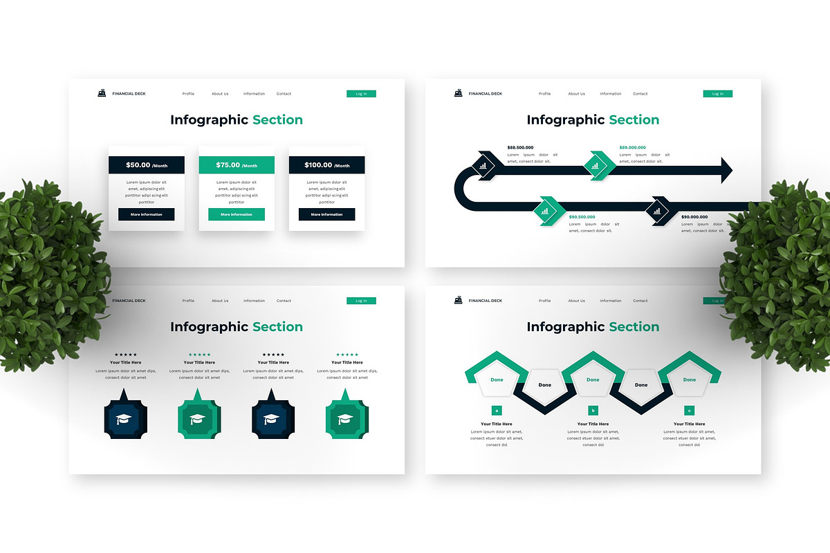 Financial Deck - Finance Keynote preview 3