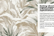 30+ Tropical Botanical Wallpapers, a Decorative Illustration by Virgo Studio (Thumbnail 2 of 6)