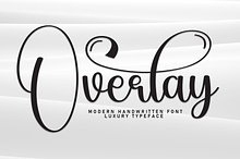 Overlay | Script Font