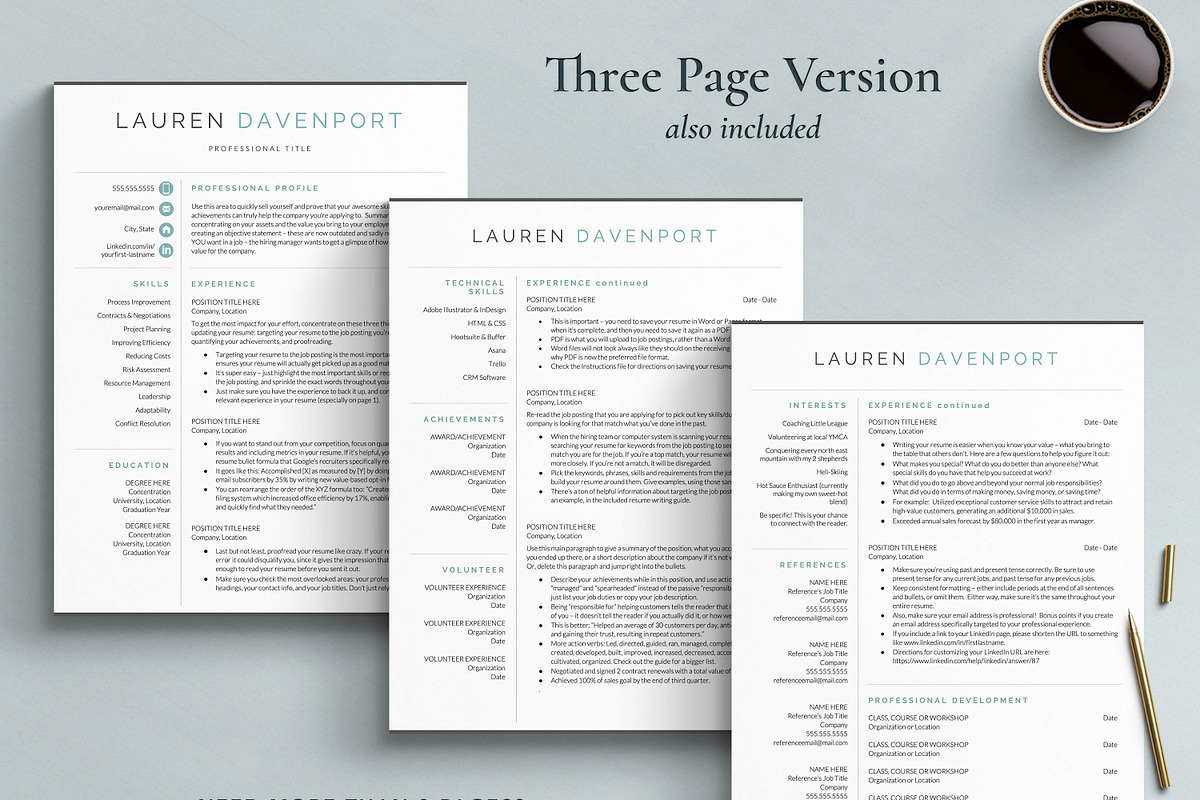 Marketing Resume Template for Google, a Resume Template by Get Landed (Photo 4 of 11)