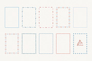 Hand Drawn Whimsy Embroidered Frames, an Object Graphic by Leila Divine (Thumbnail 9 of 12)