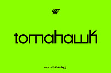 Tomahawk - Geometric & Unique Sans