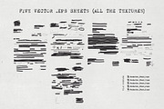 Redaction Texture Collection, a Texture Graphic by Brent Galloway (Thumbnail 2 of 6)