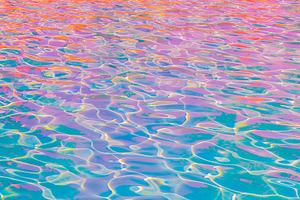 Minimalist wallpaper Blue pink vaporwave swimming pool relax wat
