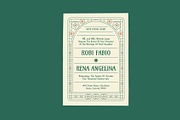 Art Nouveau Wedding Invitation, an Invitation Template by Neermana (Thumbnail 4 of 4)