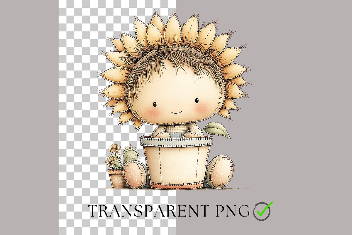 Cowgirl Baby Shower Clipart Set, a Decorative Illustration by Nicole Branger Art (Photo 4 of 23)