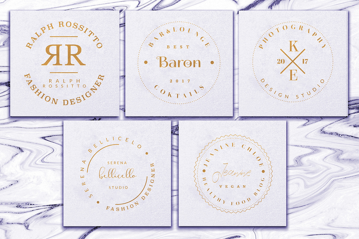 PREMIUM 120 Stamp Logo Bundle, a Branding & Logo Template by IsikChic (Photo 20 of 30)