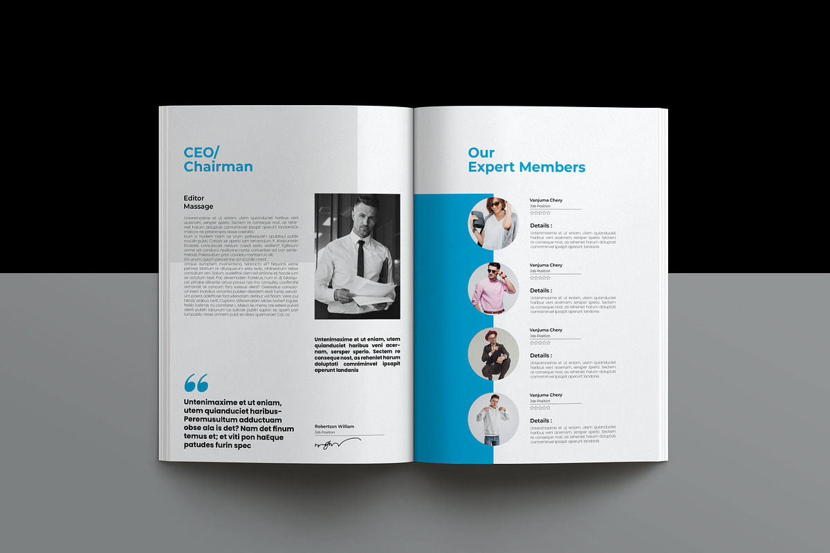 Corporate Brochure Template Layout, a Brochure Template by Creative-Work (Photo 6 of 8)