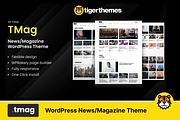 TMag - WP News/Magazine Theme, a WordPress Template by TigerThemes (Thumbnail 1 of 5)