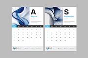 Wall Calendar Template 2027, a Stationery Template by Cleffon_Graphic_Studio (Thumbnail 6 of 8)