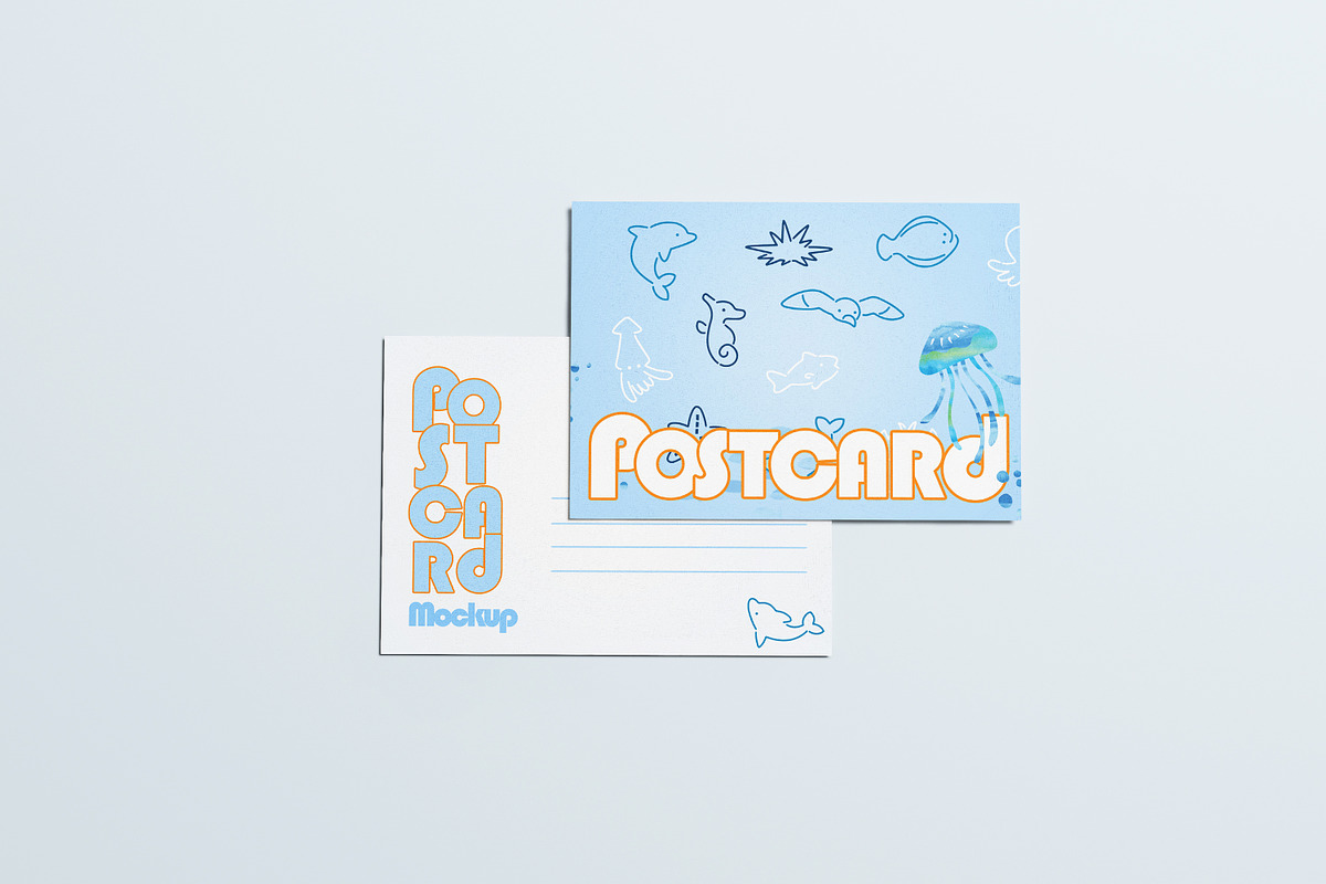 Postcard / Greeting Card Mockups, a Mockup by Defa Visual (Photo 2 of 13)