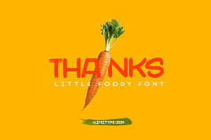 Little Foody - Food Font