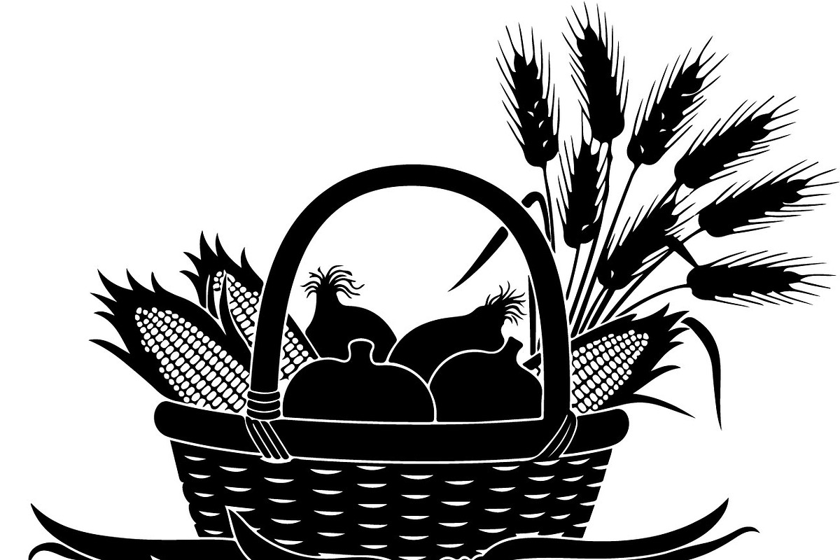 Thanksgiving Harvest Silhouette, an Illustration by Creativeshirt (Photo 15 of 51)