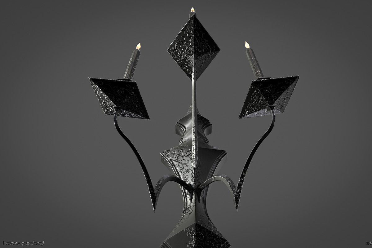 Chandelier 3d model (game ready), a Light 3D Model by Snji | 3D Models (Photo 7 of 18)