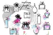 Beautiful perfume set, an Illustration by Gulnara Khadeeva (Thumbnail 6 of 6)