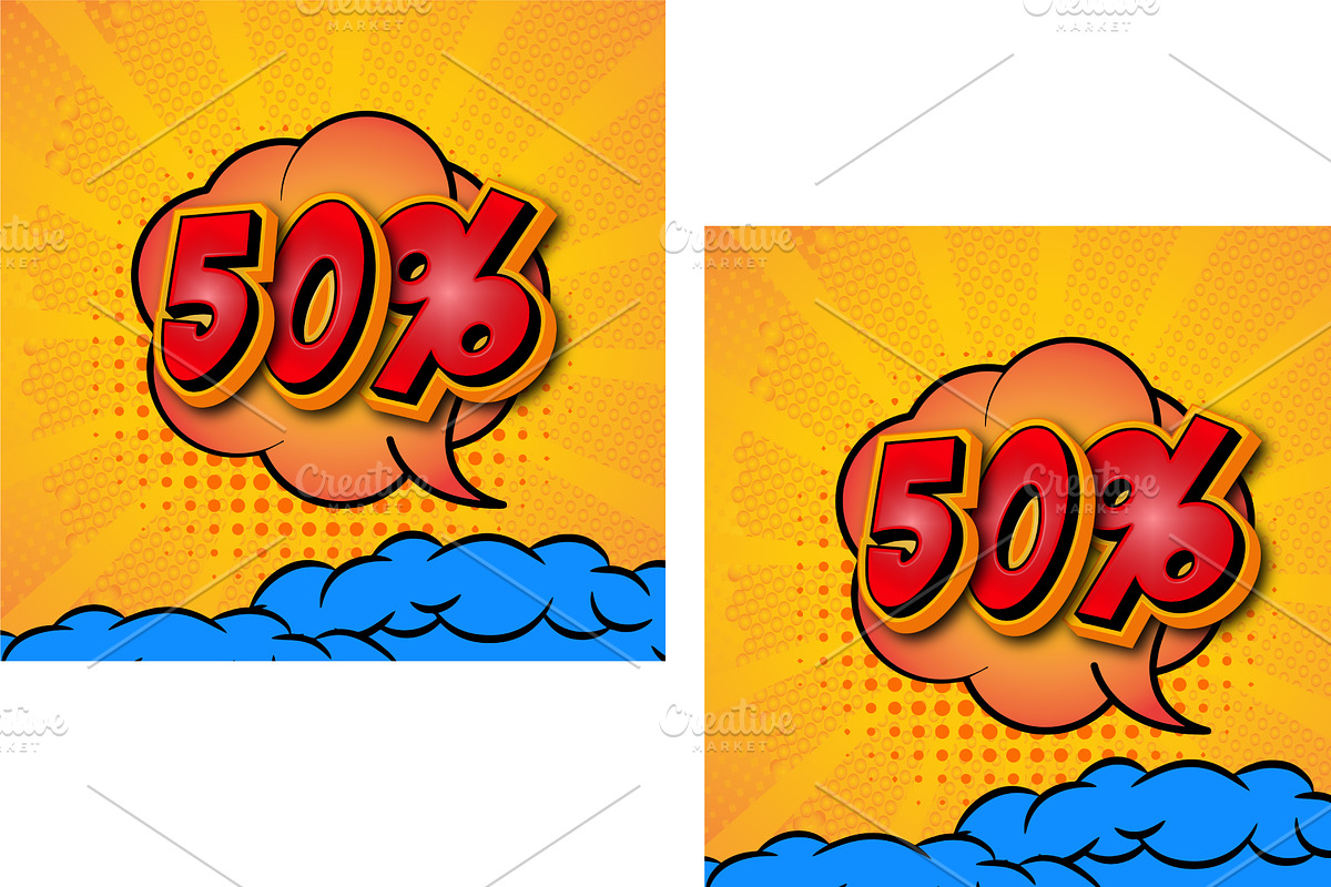 Comic Art Background Design Vector, a Background Graphic by TrueVector