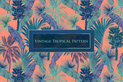 Tropical vintage pattern, a Pattern Graphic by ANAKOTO (Thumbnail 7 of 24)