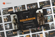 Military & Army Powerpoint Template, a Presentation Template by fluffstudio (Thumbnail 1 of 4)