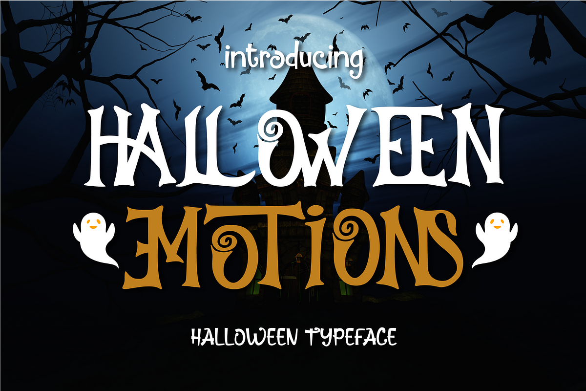 Halloween Emotions Font, a Serif Font by 177Studio (Photo 1 of 8)