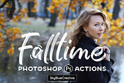 Falltime Photoshop Actions, an Action Add-On by skybluecreative (Thumbnail 1 of 10)