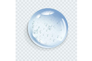 Hyaluronic acid bubble, an Illustration by Things for designers