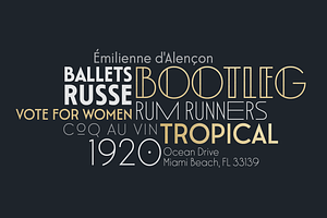 Interbellum Font Family