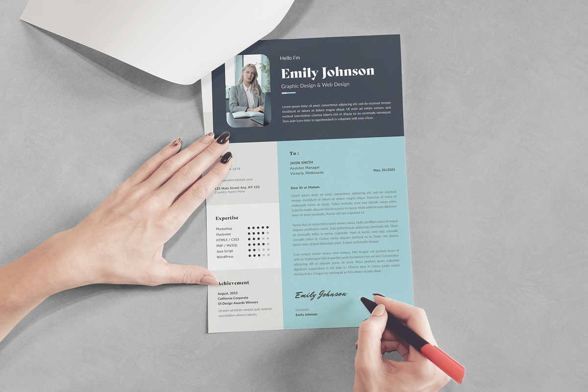 Resume/CV – Vol. 19.2, a Resume Template by kdadan. (Photo 4 of 4)