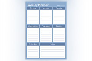 Weekly Planner Sheet Design-31