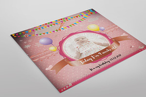 Baby Mini Birthday Session Cards