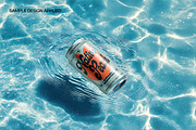 Can in Water Mockup Set, a Packaging Mockup by creatsy5 (Thumbnail 4 of 6)