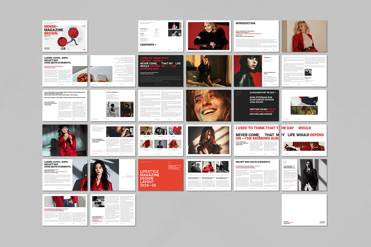 Fashion Magazine Template | Canva, a Magazine Template by ElvinPrint (Photo 15 of 15)