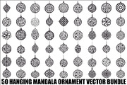 Hanging Mandala Ornament Vector Bund, an Illustration by musafir_fashion (Thumbnail 1 of 51)