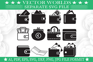 Pocket Wallet Svg, Pocket Wallet Svg