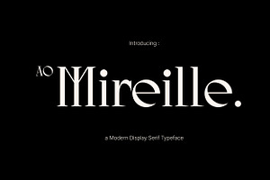 AO Mireille - Display Typeface