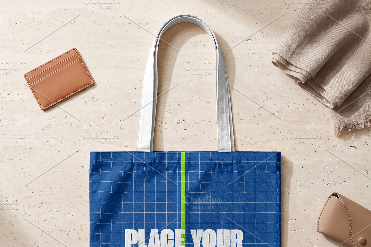 Canvas Tote Bag Mockup Bundle, a Merchandise Mockup by Pixel Foundry (Photo 4 of 6)
