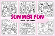 Summer Fun For Kids Vol-02, a Seasonal Illustration by Coco Bloom (Thumbnail 1 of 3)