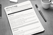 Professional Resume, a Resume Template by Visual Impact (Thumbnail 2 of 3)