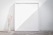 vintage blank picture frame and sunl, a Business Photo by ptystockphoto (Thumbnail 1 of 2)