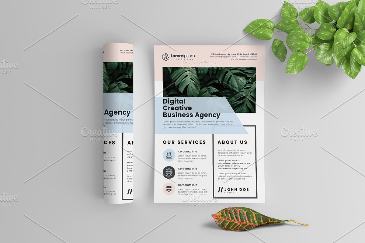 Minimal Flyer, a Flyer Template by Cristal Pioneer