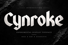Cynroke - Display Typeface