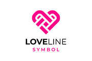 Love Heart Romance Logo, a Branding & Logo Template by Buqancreative (Thumbnail 1 of 4)