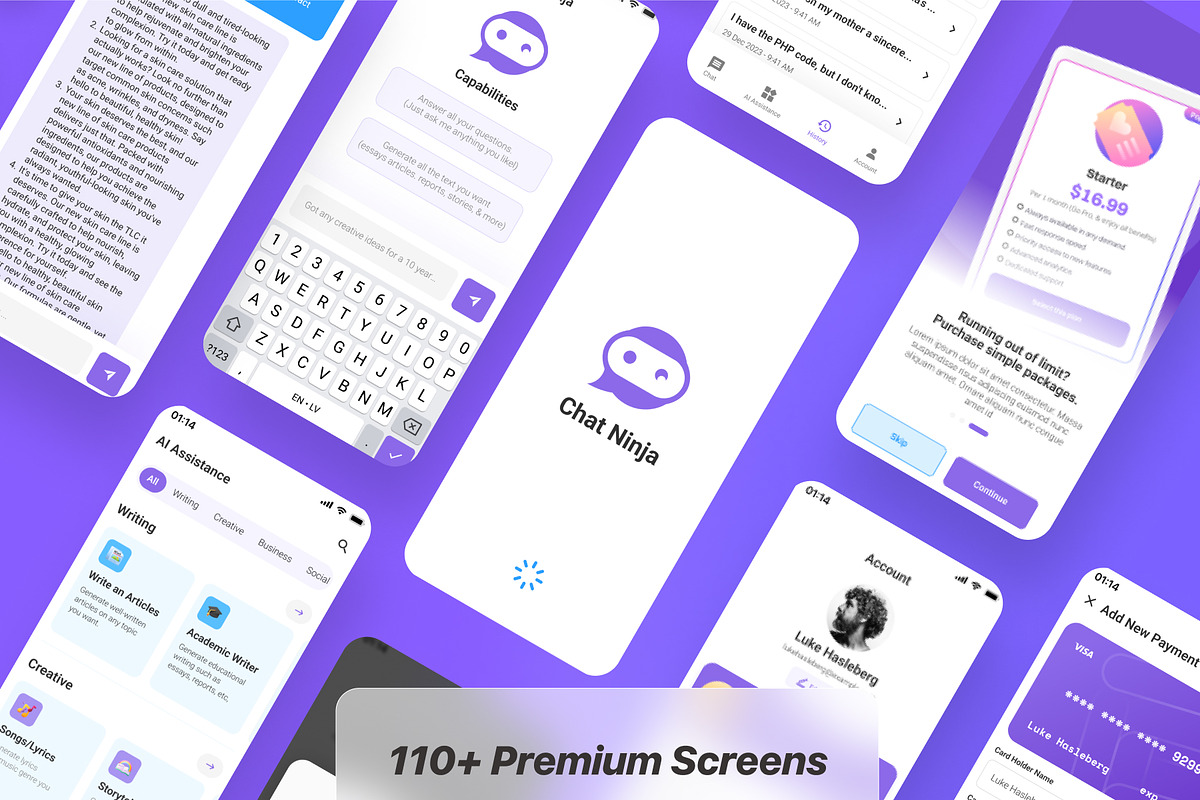 Chat Ninja-ChatGPT based bot, an App Template by Netro Systems (Photo 4 of 6)