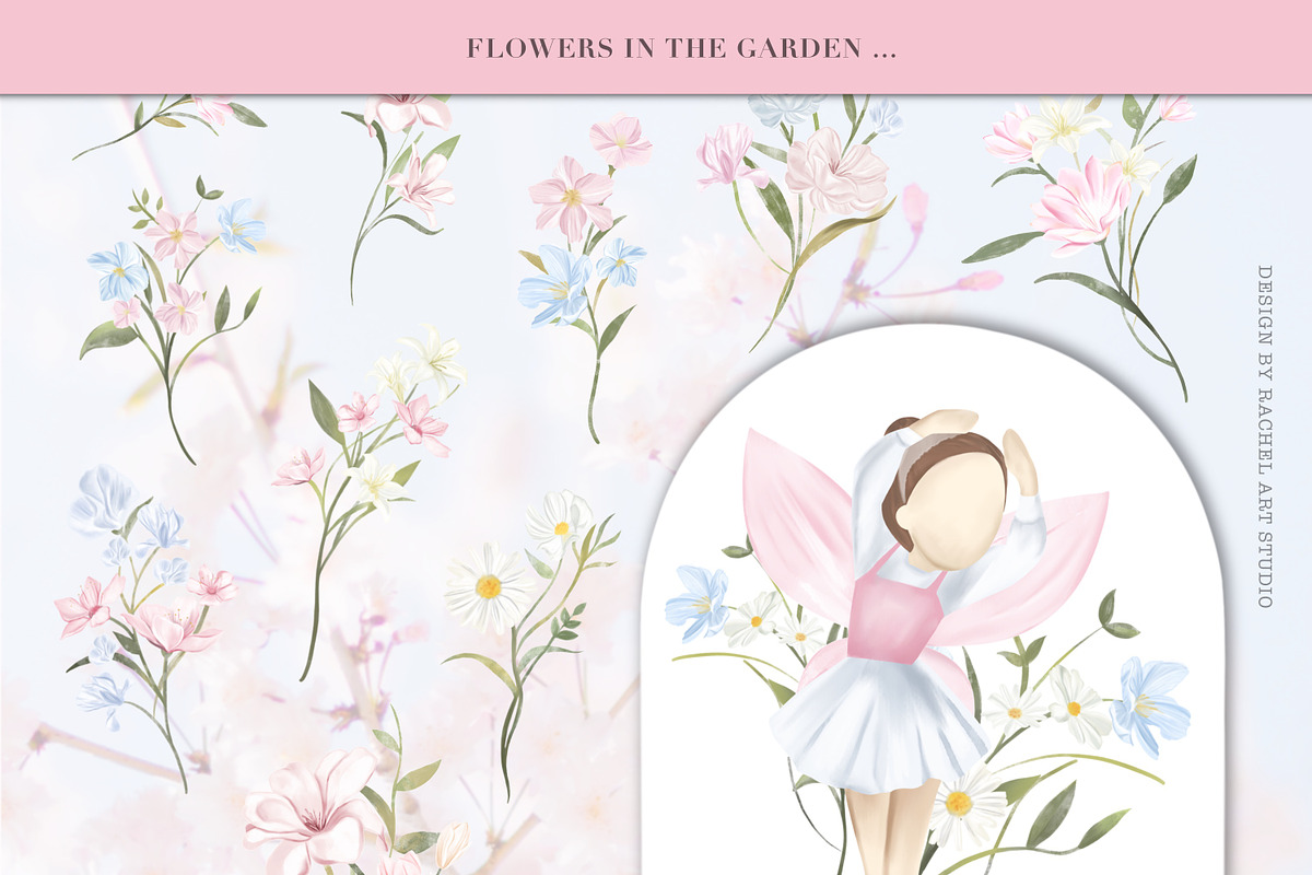 Enchanted Fairy Garden, an Illustration by Rachel Art Studio (Photo 3 of 10)